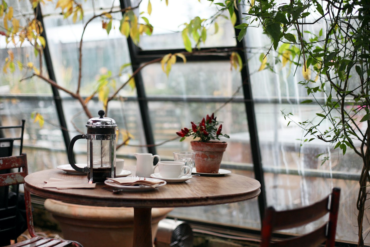 A quiet table