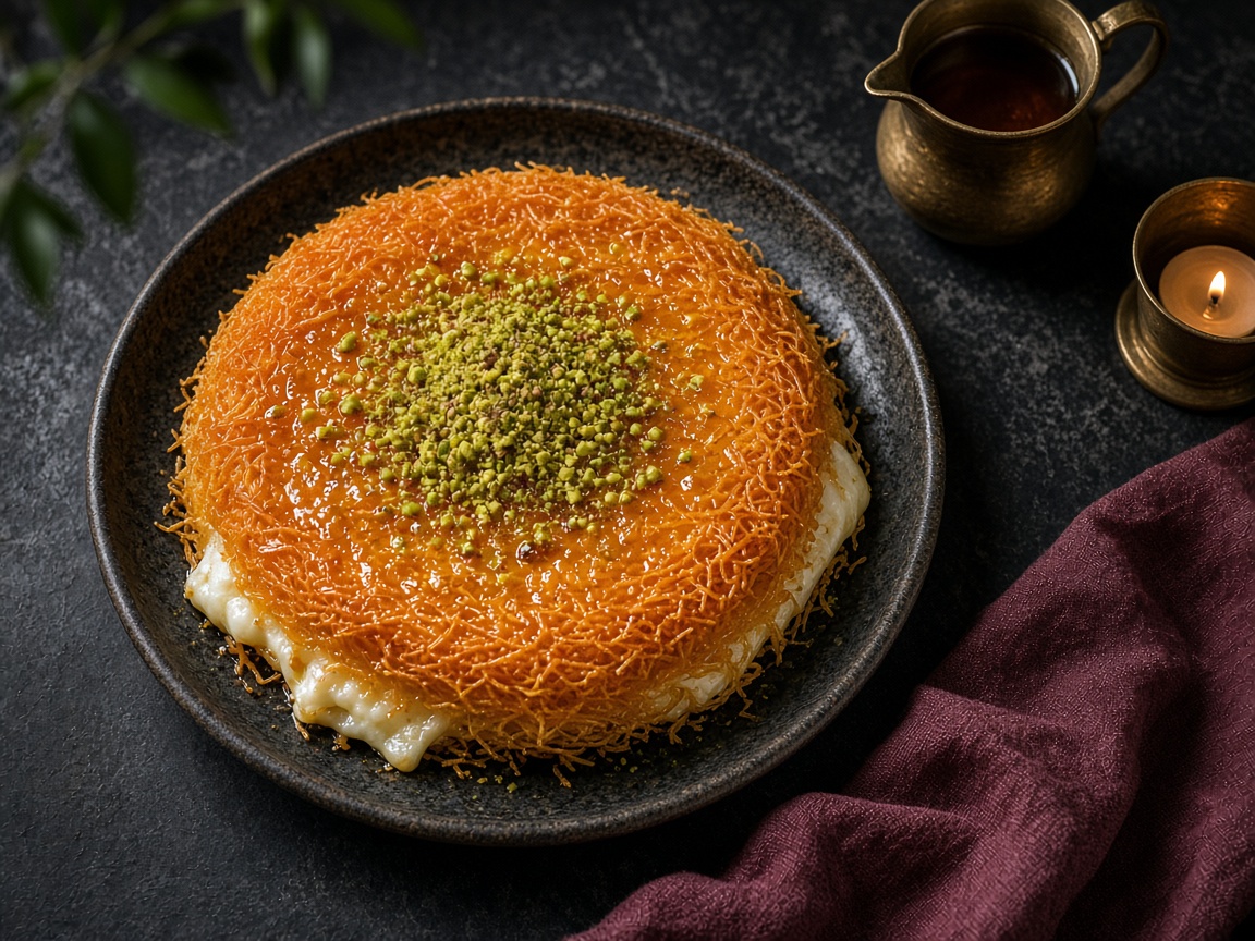 Knafeh at Maison Noura